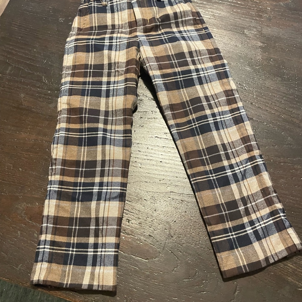 Janie and Jack Plaid Pants Size 5